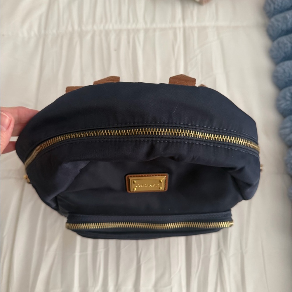 Calvin Klein Navy and Tan Backpack - Picture 2 of 8